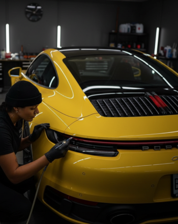 Professional auto detailing service in Lowell MA featuring interior and exterior car detailing, ceramic coating, paint correction, premium car wash, scratch repair, leather and plastic protection by Aline Details fotos de review 2